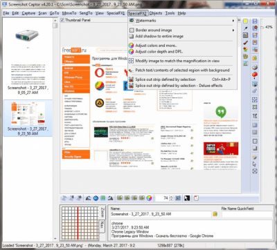 Скриншот приложения Screenshot Captor Portable - №3