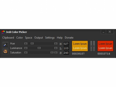 Скриншот приложения Jedi Color Picker Portable - №1
