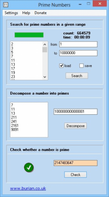 Скриншот приложения Prime Numbers - №1