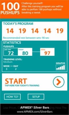 Скриншот приложения 6 Week Training - №2