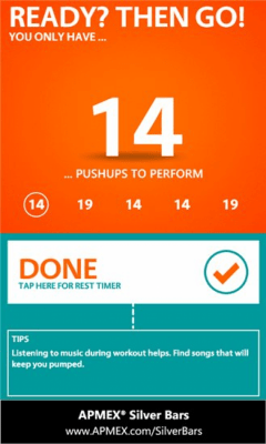 Скриншот приложения 6 Week Training - №4