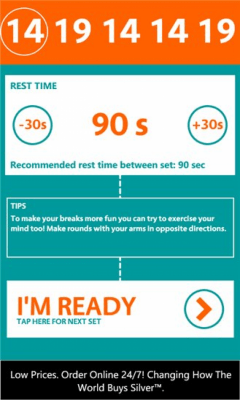 Скриншот приложения 6 Week Training - №5