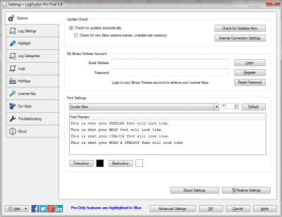 Скриншот приложения LogFusion - №4