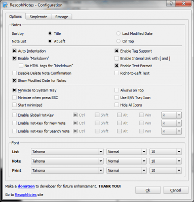 Скриншот приложения ResophNotes - №5