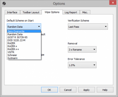 Скриншот приложения Hardwipe - №4