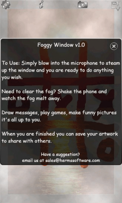 Скриншот приложения Foggy Window - №2