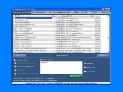 Скриншот приложения Duplicate Music Files Finder - №2