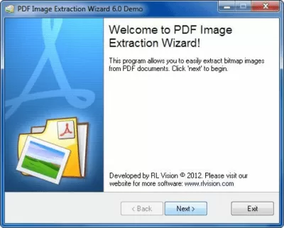 Скриншот приложения PDF Image Extraction Wizard Portable - №1