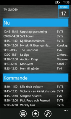 Скриншот приложения TV Guiden - №3