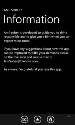 Скриншот приложения Am I Sober Free - №7