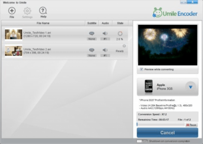 Скриншот приложения Umile Encoder - №2