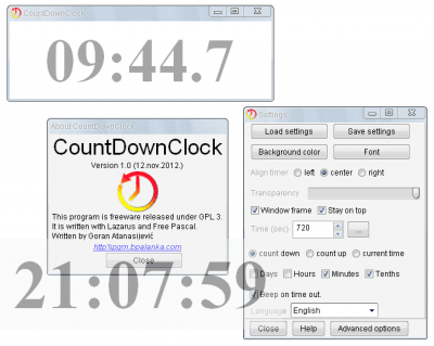 Скриншот приложения CountDownClock - №1