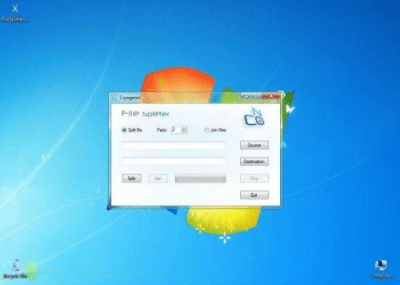Скриншот приложения Cryogenic FileSplitter - №1