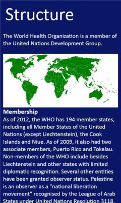 Скриншот приложения WHO - №3