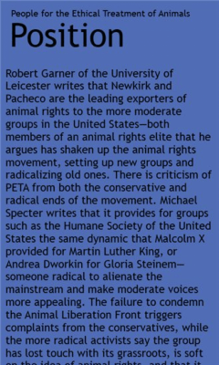 Скриншот приложения PETA - №3