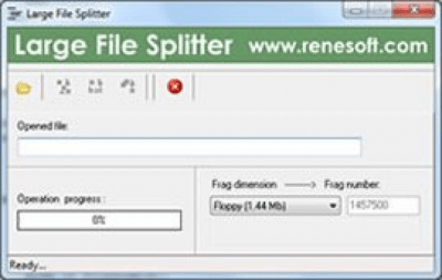 Скриншот приложения Large File Splitter - №1