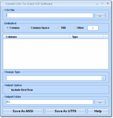 Скриншот приложения Convert CSV To vCard VCF - №1