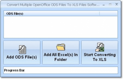 Скриншот приложения Convert Multiple OpenOffice ODS Files To XLS - №1