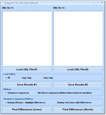 Скриншот приложения Compare Two XML Files - №1