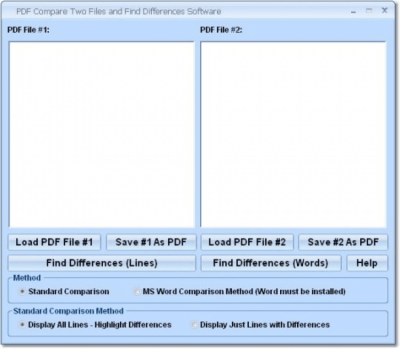 Скриншот приложения PDF Compare Two Files and Find Differences - №1