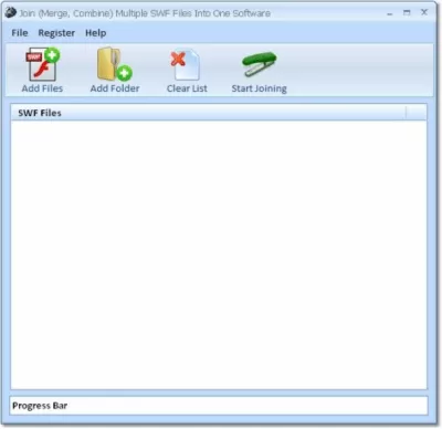 Скриншот приложения Join (Merge, Combine) Multiple SWF Files Into One - №1