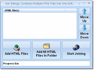 Скриншот приложения Join (Merge, Combine) Multiple HTML Files Into One - №1