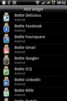 Скриншот приложения Bottle Widgets - №2