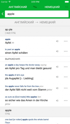 Скриншот приложения Онлайн-словарь PONS - №3