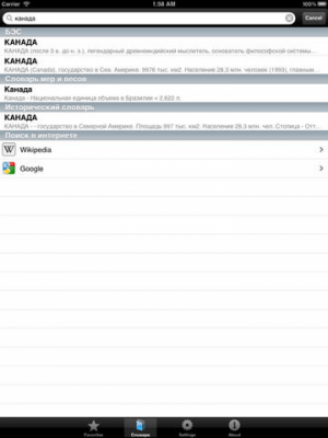 Скриншот приложения Большой Словарь Free - №4