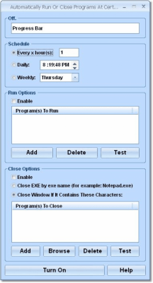 Скриншот приложения Automatically Run Or Close Programs At Certain Times - №1