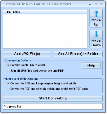 Скриншот приложения Convert Multiple JPG Files To PDF Files - №1