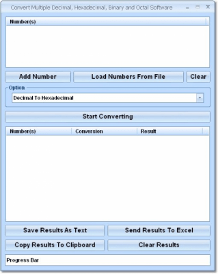 Скриншот приложения Convert Multiple Decimal, Hexadecimal, Binary and Octal - №1