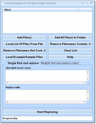 Скриншот приложения Find and Replace In All Files In Batch - №1