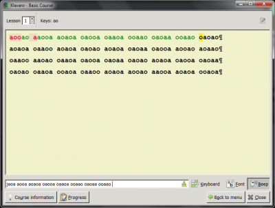 Скриншот приложения Klavaro - №5