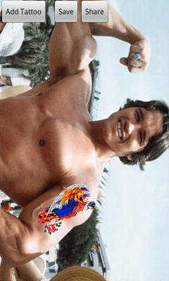 Скриншот приложения Tattoo Prank - №3