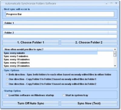 Скриншот приложения Automatically Synchronize Folders - №1