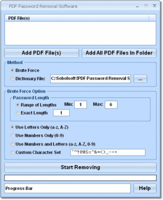 Скриншот приложения PDF Password Removal - №1