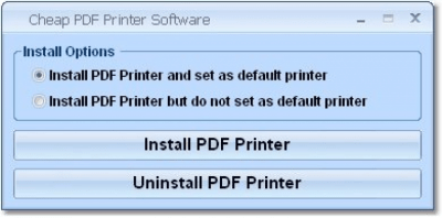 Скриншот приложения Cheap PDF Printer Software - №1