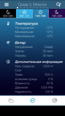 Скриншот приложения Погода в России - №3