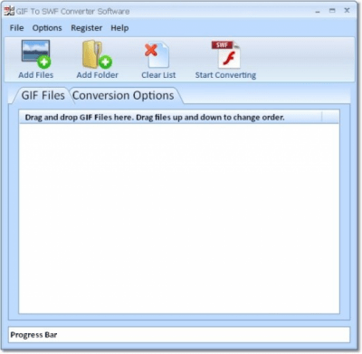 Скриншот приложения GIF To SWF Converter - №1