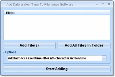 Скриншот приложения Add Date and-or Time To Filenames - №1