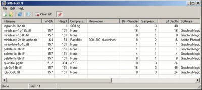 Скриншот приложения tiffInfoGUI - №1
