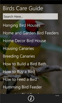 Скриншот приложения Birds Care Guide - №2