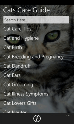 Скриншот приложения Cats Care Guide - №1