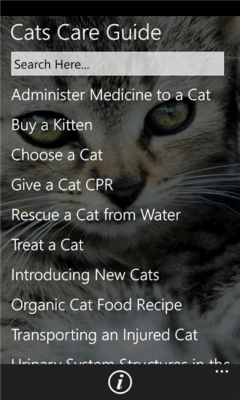 Скриншот приложения Cats Care Guide - №2