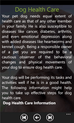 Скриншот приложения Dogs Health Guide - №3