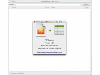 Скриншот приложения PDF Counter for Mac - №1