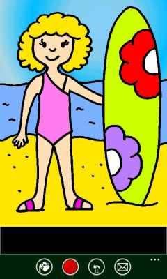 Скриншот приложения Раскраска на каникулы - №4