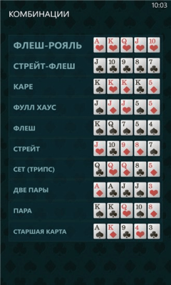 Скриншот приложения Poker Guide FREE - №6