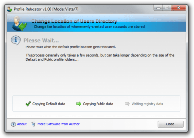 Скриншот приложения Profile Relocator - №3